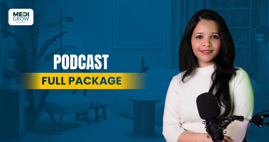 Podcast for doctors in Dubai recording studio