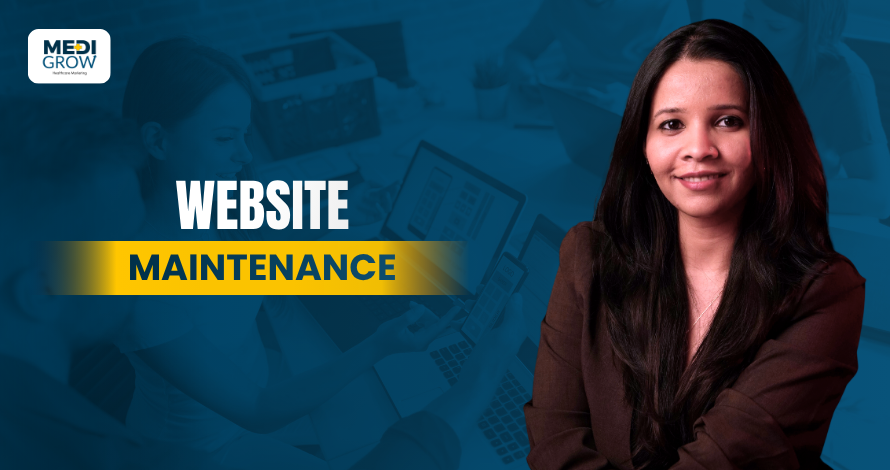 Website maintenance in Dubai clinic support