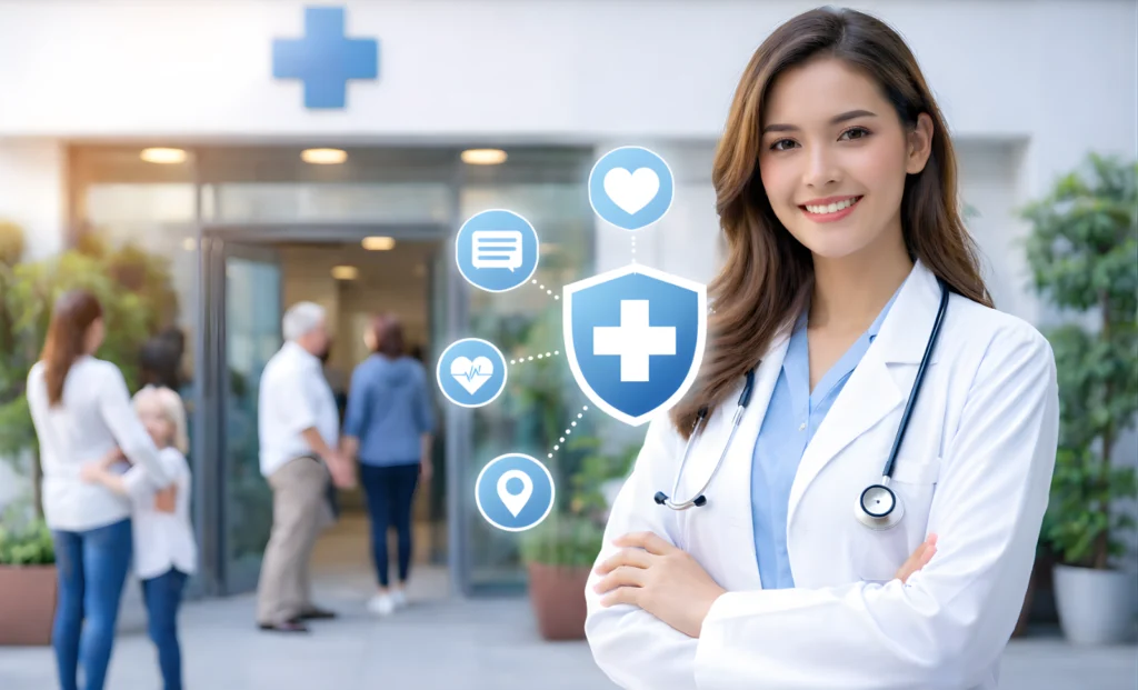 Packages for individual doctors covering personal branding, patient acquisition, and personal websites.